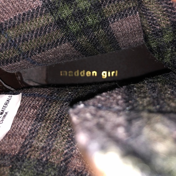 Women’s Madden Girl Brown Combat Boots - Picture 8 of 8